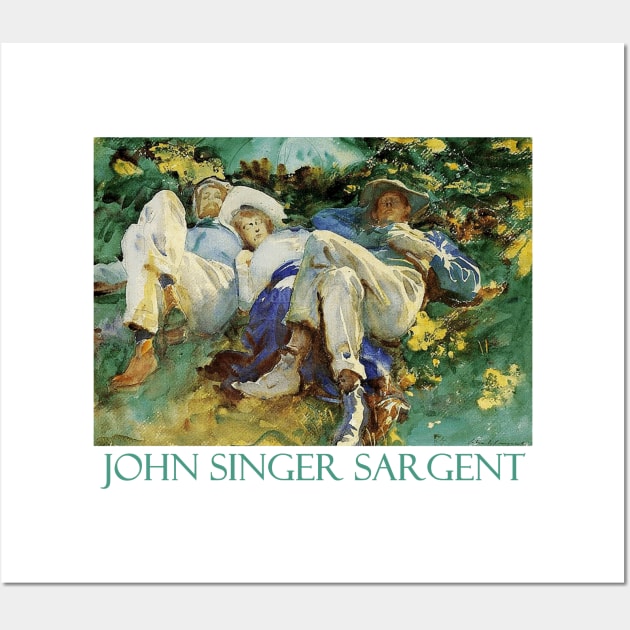 Siesta by John Singer Sargent Wall Art by Naves